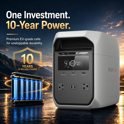 Large Capacity + Fast Charging = Endless Power, Anywhere, Anytime